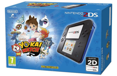 Nintendo 2DS Blue Console with Yo-Kai Watch Bundle